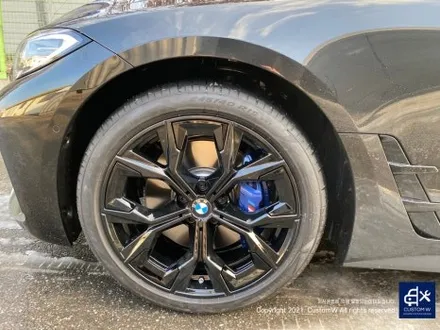 BMW G24 420i 860M 19인치 유광 블랙 휠 도색 + 휠 커버 20개도 함께 도색. (feat. 휠 커버가 왜 이리 많은 건가..;;) / 용인 처인구