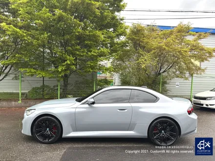 믿고 맡기는 커스텀 W_! 캐리어 카 (세이프 티 로더)를 이용해서 입출고_! BMW G87 신형 M2 블랙 유광 휠도색 & 레드 캘리퍼 도색 / 용인 처인구