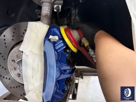 BMW G87 M2 930M 휠 상처 수리 후, 건메탈 그레이 휠도색 + 레드 캘리퍼 도색 / 용인 처인구