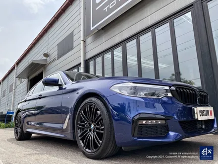 BMW G30 530i 664M 휠수리 후 블랙유광 휠도색 / 용인 처인구