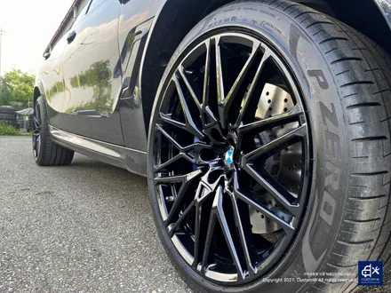 BMW X6M 컴페티션 818M 블랙유광 휠도색 / 용인 처인구