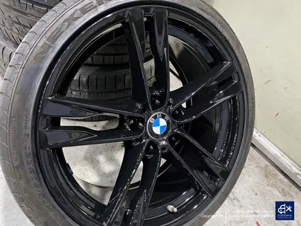 BMW 640d 휠수리 후 블랙유광 휠도색 + 레드 캘리퍼 도색 / 용인 처인구
