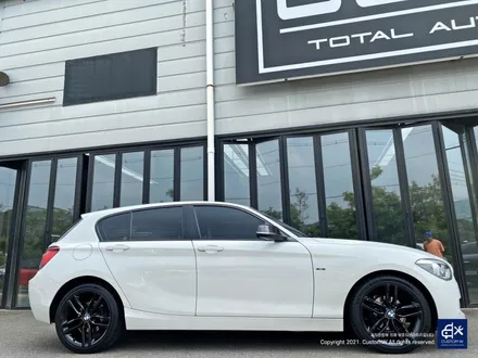 BMW 118d 461M 휠수리 후 블랙유광 휠도색 / 용인 처인구
