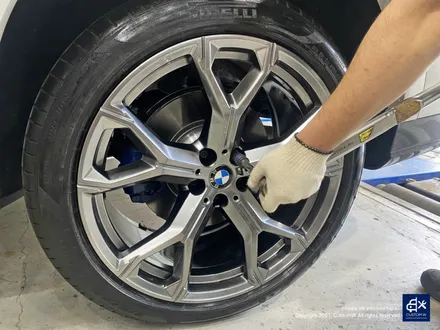 BMW G06 X6 휠수리 후 고스트크롬 휠도색 / 용인 처인구