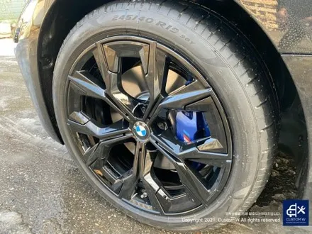 BMW G24 420i 860M 19인치 유광 블랙 휠 도색 + 휠 커버 20개도 함께 도색. (feat. 휠 커버가 왜 이리 많은 건가..;;) / 용인 처인구