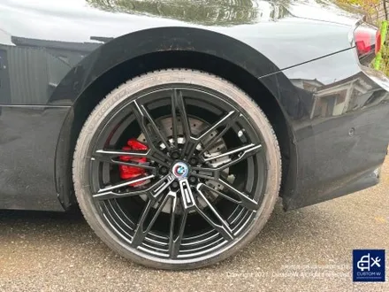 BMW G87 M2 930M 블랙 유광 휠도색 + 레드 캘리퍼 도색 / 용인 처인구