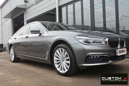 BMW G12 730Ld 휠 상처 수리 후 실버 휠복원 / 용인 처인구