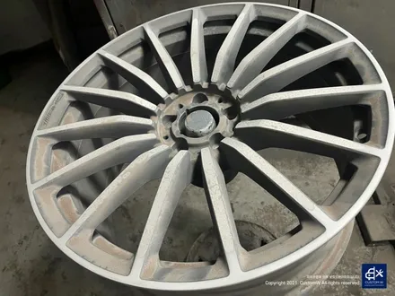 벤츠 GT43 AMG 블랙 실버 투톤 휠도색 & 카본 세라믹 골드 캘리퍼 도색 / 용인 처인구