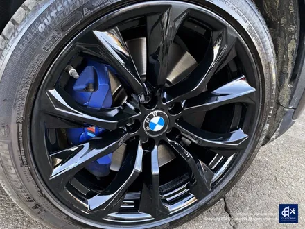 BMW X6 40d 휠수리 후 블랙유광 휠도색 / 용인 처인구