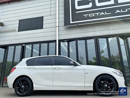 BMW 118d 461M 휠수리 후 블랙유광 휠도색 / 용인 처인구