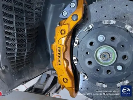 페라리 488 피스타 카본 세라믹 골드 캘리퍼 도색 Ferrari 488 Pista / 용인 처인구