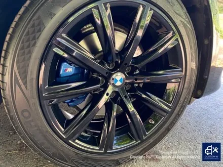 BMW G30 520i 하이그로시 블랙 휠도색 + 블루 캘리퍼 도색 / 용인 처인구