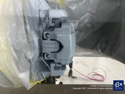 BMW F10 520d M 에어로다이나믹 프로 휠 상처 수리 후, 블랙 유광 휠도색 그리고 부식 많고 분진 고착된 지저분한  캘리퍼도 깔끔하게 환골탈태_! 블루 캘리퍼 도색까지~! / 용인 처인구