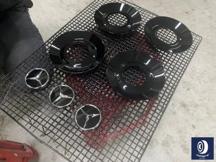 번호판도 장착되지 않은 신차 출고 작업_! / 벤츠 G63AMG 22인치 하이그로시 블랙 (검정 유광) 휠도색 (feat. 센터 휠 캡 주변 부품 모두 포함) / 용인 처인구