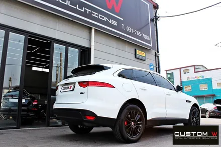 올바른 공정으로 재규어 F-Pace(F페이스) 블랙유광 휠 도색, 레드 캘리퍼 도색 작업하기 / 용인 처인구