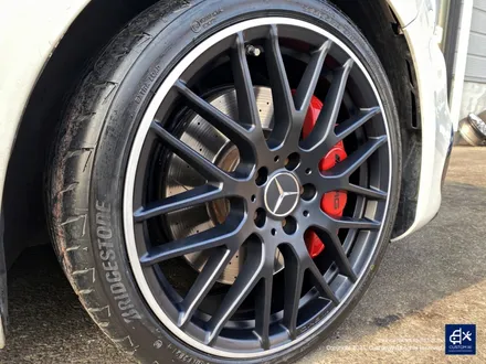 벤츠 A45 AMG 블랙실버 무광 투톤 휠도색 & 레드 캘리퍼 도색 / 용인 처인구