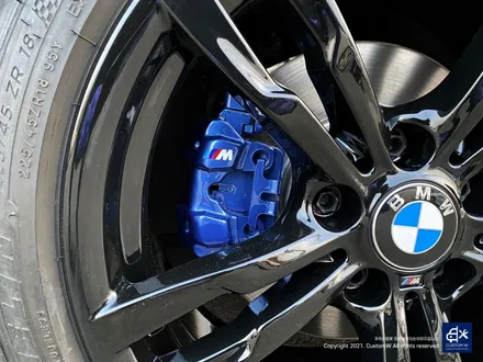 휠, 캘리퍼 모두 새 옷을 입히자! BMW 320i 휠수리 후 블랙유광 휠도색 + 블루 캘리퍼 도색 / 용인 처인구