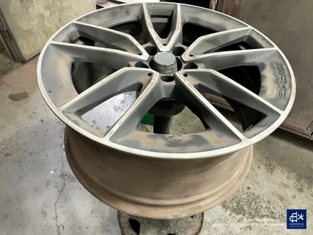 벤츠 C43 AMG 블랙유광 휠도색 + 레드 캘리퍼 도색 / 용인 처인구