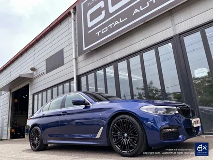 BMW G30 530i 664M 휠수리 후 블랙유광 휠도색 / 용인 처인구
