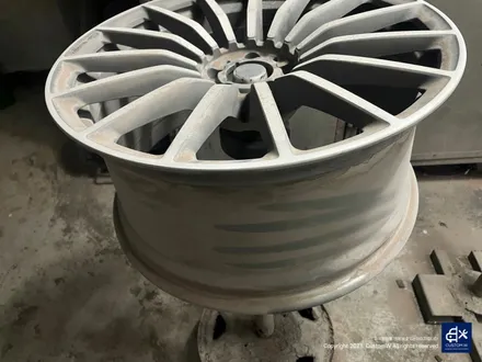 벤츠 GT43 AMG 블랙 실버 투톤 휠도색 & 카본 세라믹 골드 캘리퍼 도색 / 용인 처인구