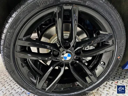 BMW 118d 휠수리 후 블랙유광 휠도색 / 용인 처인구