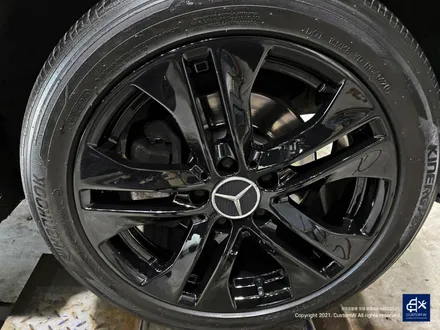 벤츠 W204 C220d 휠수리 후 블랙 유광 휠도색 / 용인 처인구