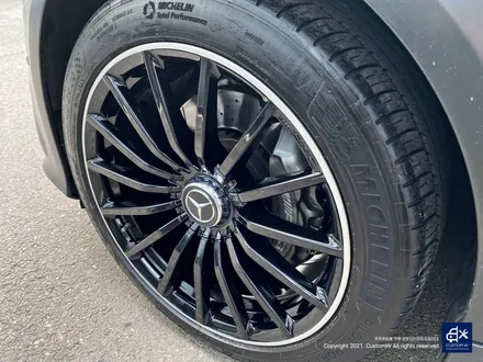 벤츠 GT43 AMG 휠수리 후 블랙 실버 투톤 유광 휠도색 / 용인 처인구