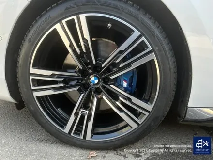 와_! 이게 플렉스다_! 전기차 럭셔리 세단 BMW I7 블루 캘리퍼 도색 고객과의 소통을 중요시하는 커스텀 W (feat. 훈훈한 카톡 내용 캡처 ) / 용인 처인구