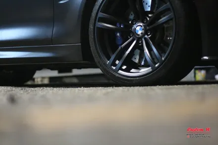 BMW M4 맷블랙(블랙무광) 휠도색으로 바디와 완벽한 조화를 맞추다. / 용인 처인구