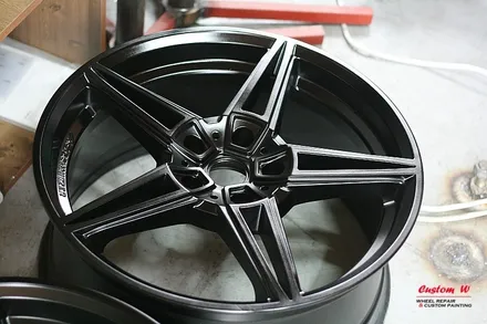 BMW 4시리즈 슈니처(AC Schnitzer) 도색 휠을 다이아몬드컷팅휠(블랙폴리시)로 변신하다. / 용인 처인구