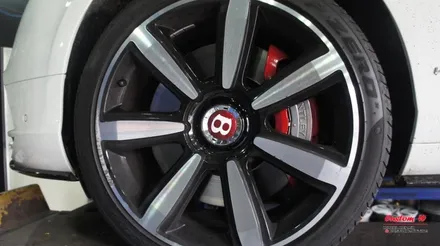 벤틀리 컨티넨탈 GT V8S 다이아몬드컷팅 휠수리로 휠복원.(부제:벤틀리라고 휠이 완벽하지는 않았다.) / 용인 처인구