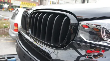 이번에도 100주년 기념 BMW X5 블랙유광 휠도색+캘리퍼도색. 아내분에게 선물. / 용인 처인구