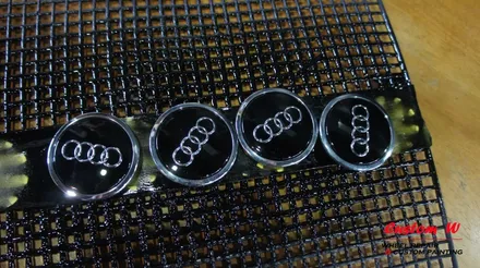 [커스텀W]아우디 A6 40TDI 19인치 휠 블랙유광 휠도색. / 용인 처인구