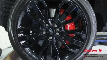 레인지로버 스포츠(Range rover sport) 블랙유광 휠도색으로 포스는 나의 것으로! / 용인 처인구