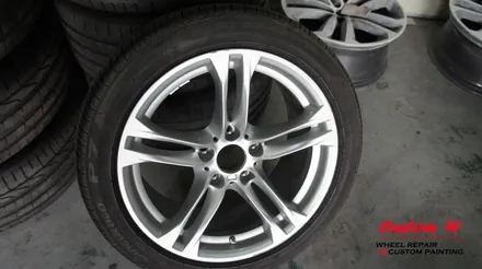BMW 528I 에어로 다이나믹 프로 에디션 블루 캘리퍼도색과 고스트크롬 휠도색의 환상적인 조합. / 용인 처인구