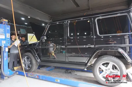 상남자의 차 벤츠 G350d G바겐 맷블랙 휠도색, 블랙 캘리퍼도색, 벤츠코딩서비스(내기순환유지,미러링크활성화) / 용인 처인구