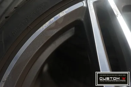 휠수리, 블랙폴리쉬 휠로 만들기. 벤츠 E300 아방가르드. / 용인 처인구