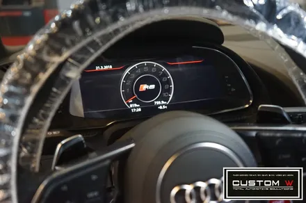 아우디 R8 V10 플러스 다이아몬드컷팅 휠수리. / 용인 처인구