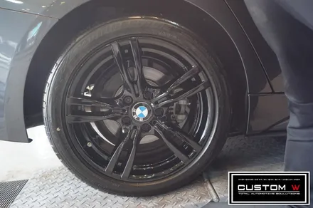 BMW 330I 400M휠 블랙유광 휠도색. / 용인 처인구