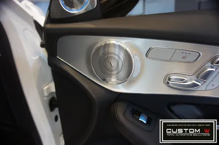 벤츠 GLC 220d 쿠페 3d 부메스터 전동트위터 설치, 부메스터 미드커버 교체. / 용인 처인구
