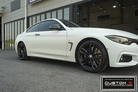 BMW 430I 블랙 유광 휠도색. / 용인 처인구