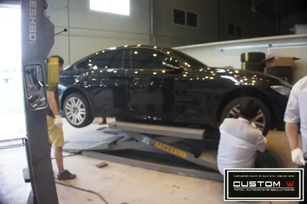 BMW 420d 볼스테이너 휠 블랙유광 휠도색. / 용인 처인구