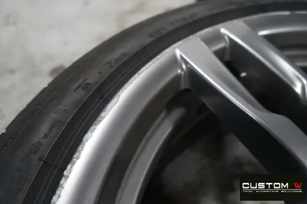 BMW F30 320D 휠 상처 수리 후, 고스트 크롬 휠도색 & 부식 녹 제거 후, 캘리퍼 도색. / 용인 처인구