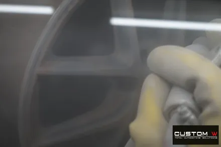 아우디 A7 BBS CIR 휠 상처 수리 후, 고스트 크롬 휠도색. / 용인 처인구
