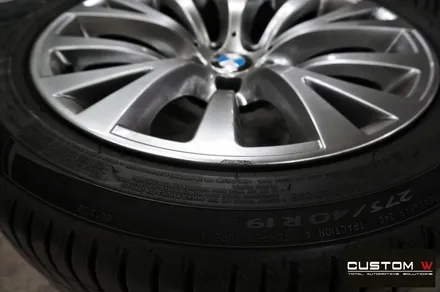 BMW 5GT 휠 상처 수리 후 고스트크롬 휠 도색 / 용인 처인구
