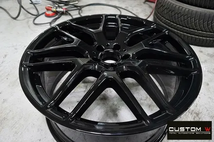 벤츠 GLE63 AMG 22인치 블랙유광 휠도색 / 용인 처인구