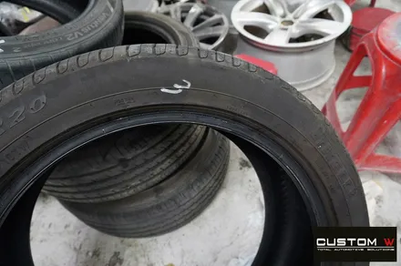 벤츠 GLC300 블랙유광 휠도색 + 분진 제거 후 애시드 그린 형광 캘리퍼 도색 / 용인 처인구
