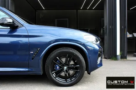 BMW X3 블랙유광 휠도색 / 용인 처인구