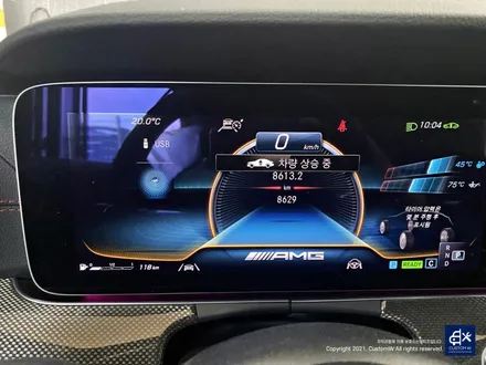 벤츠 E53 AMG 블랙실버유광 투톤 휠도색 + 레드 캘리퍼 도색 / 용인 처인구
