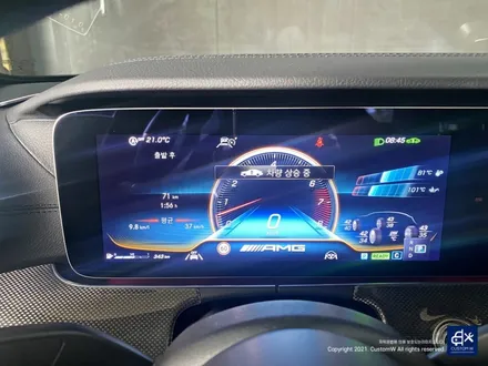 벤츠 E53 AMG 블랙실버 투톤 유광 휠도색 + 레드 캘리퍼 도색 / 용인 처인구